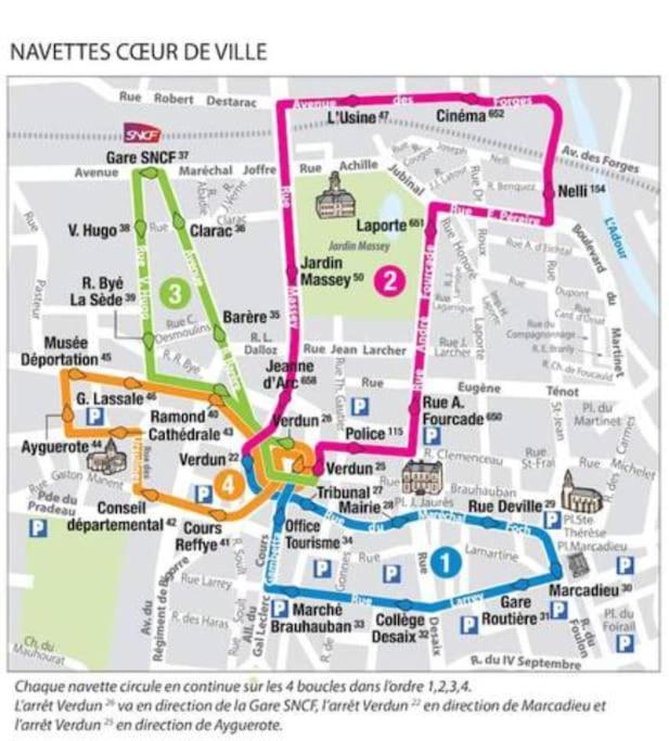 Le Belvedere Dernier Etage Avec Terrasse Wifi Fibre Leilighet Tarbes Eksteriør bilde